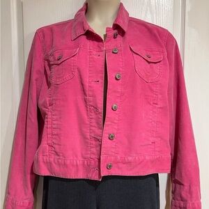GAP Vibrant Pink Jean Jacket